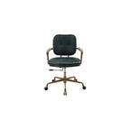 Acme Siecross Office Chair in Emerald Green Leather