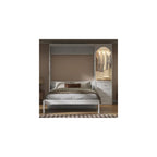 YOPTO Murphy Bed Queen Size,Murphy Bed with Stoarge Shelf,White