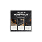 Karl home Mid-Century Modern Accent Reading Chair, Black