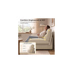 88.6" Modern Oversized Storage Loveseat Sofa Couches for Living Room, Beige